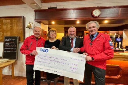 Amazing £11,000 raised by Tavistock Golf Club in difficult year