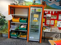 Forty-five people a day using Tavistock's community fridge project since its launch last year