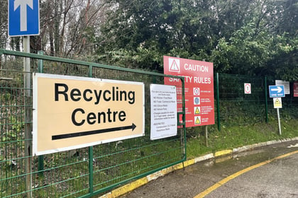 Flytipping warning over  recycling centre road closure plan