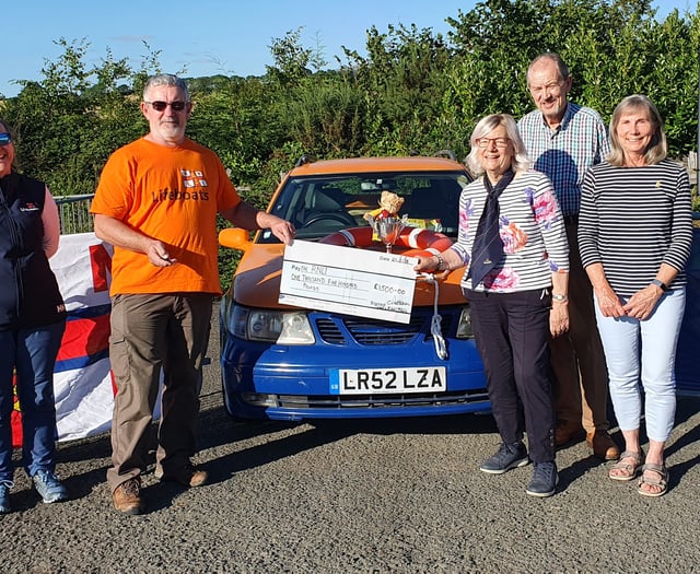 Wacky Rally team donate £1,500