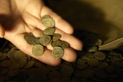 Treasure found in Exeter and Greater Devon  29 times last year