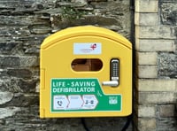 New defib at Calstock Arts