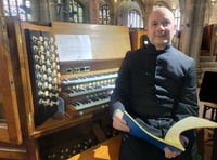 Church organist is bid a fond farewell at a special service