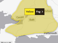 Further Yellow Warning of difficult foggy conditions