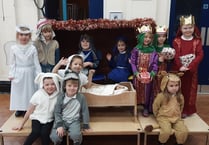 A Baaarmy Bethlehem nativity