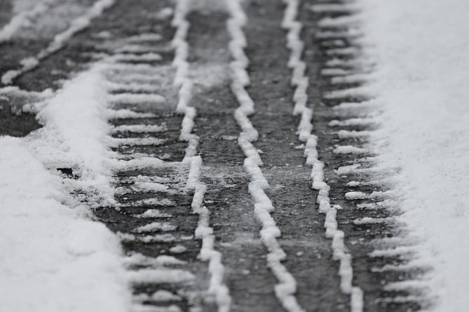 Icy road