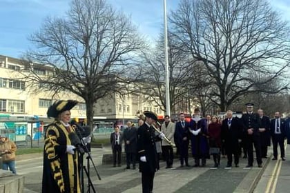 Ukrainian war casualties remembered