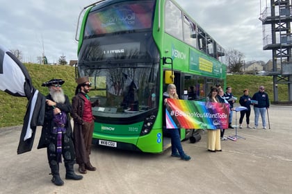 Cornwall Pride Bus Tour stops off in Callington