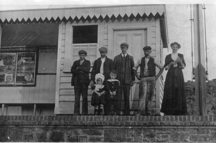 Latchley Station c1910