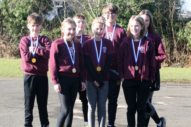 Horrabridge A team with their gold medals