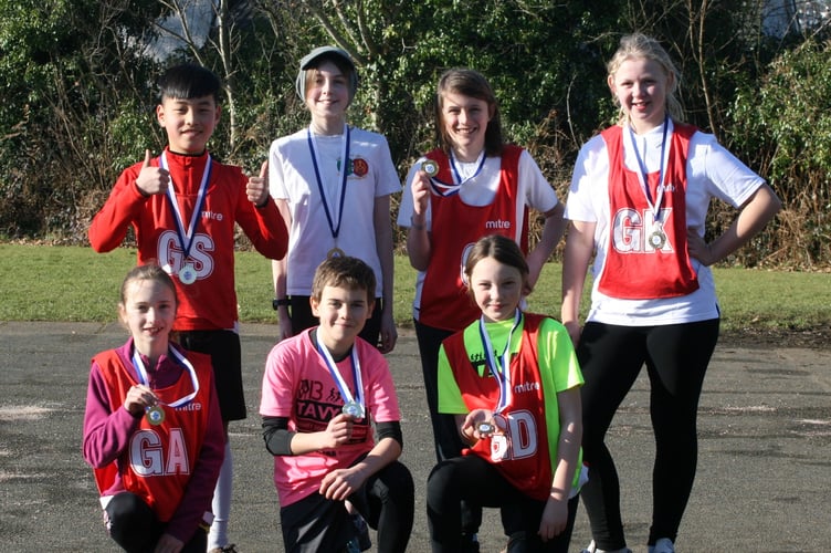 St Peter's B team with their gold medals