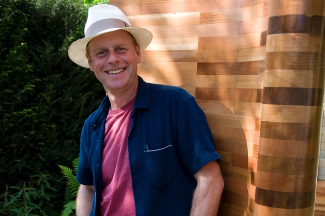 Joe Swift at the Chelsea Flower Show.