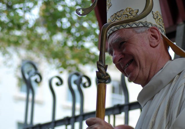 Bishop Christopher Budd, the retired bishop for the Diocese of Plymouth, has died.
Picture: Mazur/www.cbcew.org.uk (April 1, 2023)