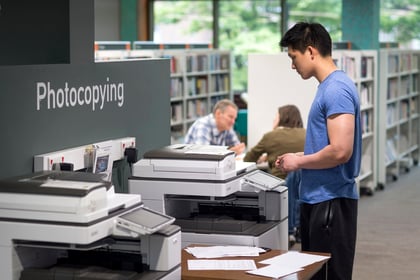New Wi-Fi printing service in 54 libraries across Devon and Torbay
