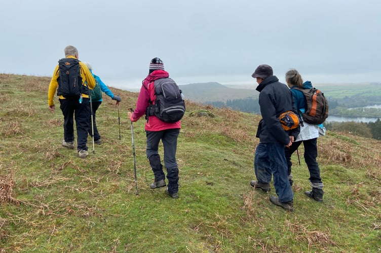 Okehampton ramblers Lowery Tor