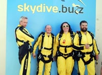 Sky dive for a family charity