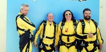 Sky dive for a family charity