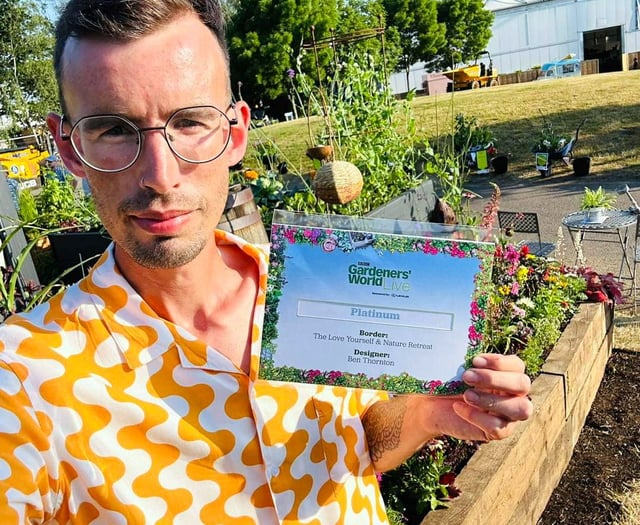 Gardener’s first show garden winner