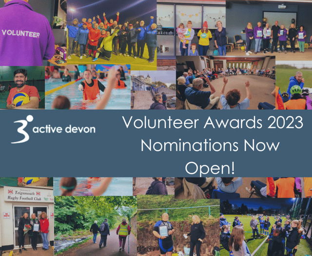 Nominate to recognise those who help others to be physically active
