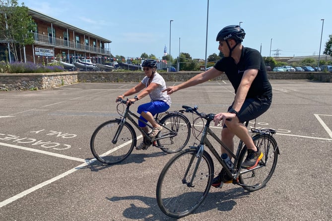 Free beginner cycling training at Tavistock this Saturday.