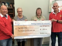 Tavistock Lions help local cancer charity