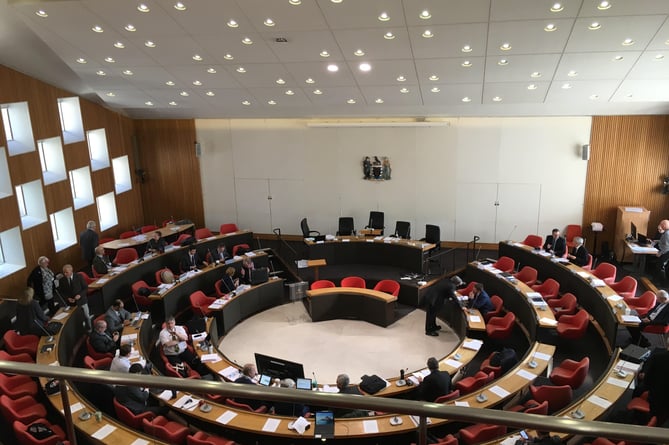 Cornwall Council chamber