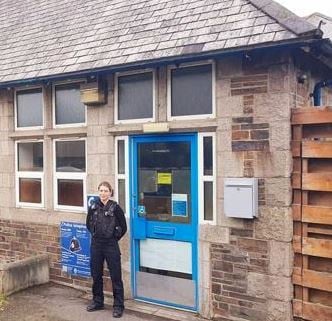 Okehampton Police Station.