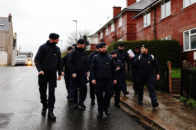 
WWII BOMB DISCOVERED IN THE PLYMOUTH AREA

Alongside workers from Plymouth City Council and the emergency services, Royal Navy personnel from HM Naval Base Devonport are helping in evacuating of people from inside the cordon around an unexploded World War Two bomb, unearthed in the City earlier this week.

The Civil Authorities earlier conducted a briefing inside Plymouth Argyles Home Park stadium before military personnel were broken down into designated teams to assist the evacuation and distributed leaflets to affected properties and businesses in the local area.
