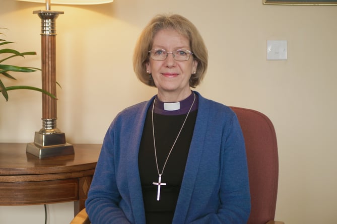 Bishop Jackie, The Acting Bishop of Exeter and Bishop of Crediton.
