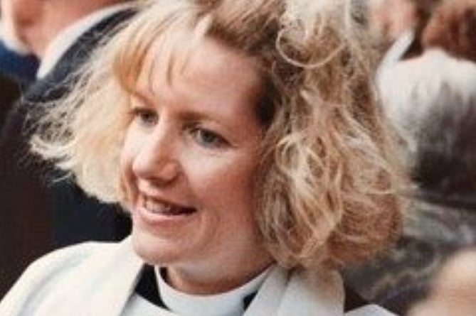 Bishop Jackie on her Ordination Day in 1994.
