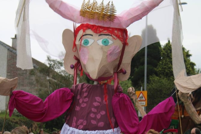 Callington MayFest is known for its puppets