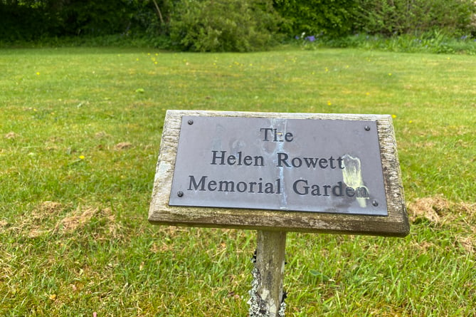 Public consultation on a greener future for Dousland Helen Rowett memorial garden beckons.