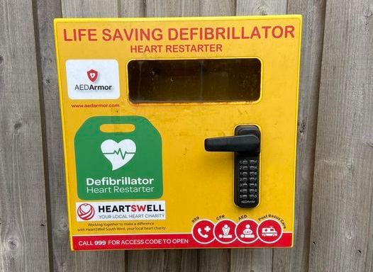 The defibrillator stolen from Tamar Trails