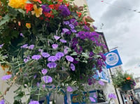 Beautiful blooms adorn town centre