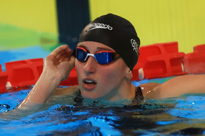 Hollie, 17, of Mount Kelly College, were medalists in the European Aquatics Junior Championships in Vilnius, Lithuania last week. She won a European junior 100m title and a gold in the 4X100-metre mixed medley relay.