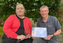 The Garden House receives fire service award 