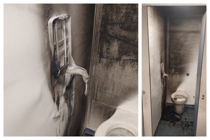 Another arson attack on Bedford Square toilets