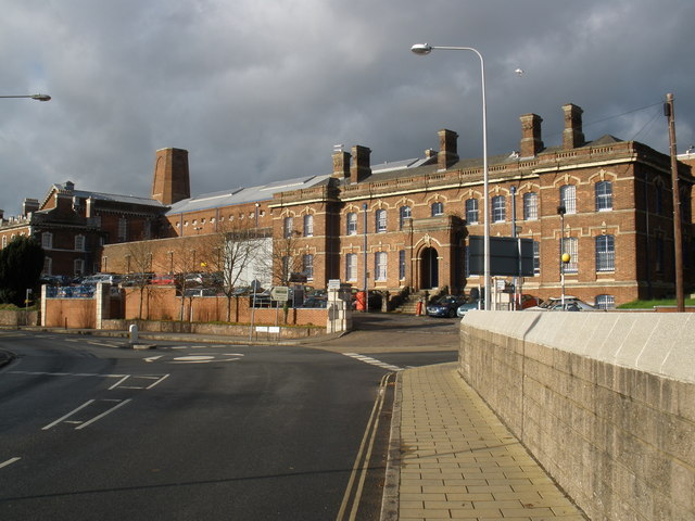 Exeter Prison.  (Image courtesy Geograph)