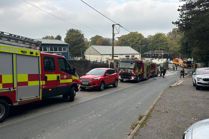 A Tavistock commercial launderette was gutted by a serious fire at the weekend