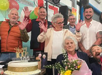 Gwen has two parties for 100th birthday