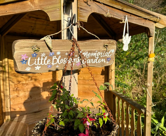 Lost children's garden vandalised